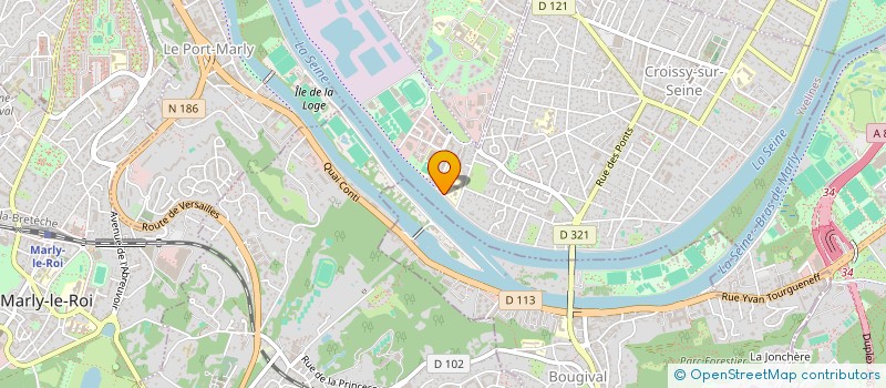 localisation de l'entreprise ECOLE ANGLAISE DE PARIS  CROISSY-SUR-SEINE