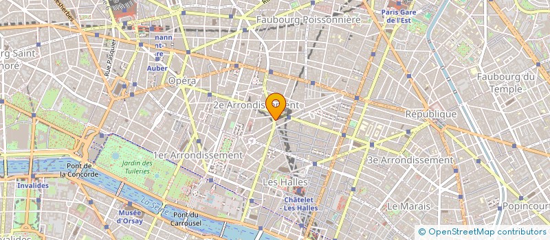 localisation de l'entreprise ECOLE AQUARIUS à PARIS