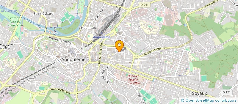 localisation de l'entreprise ECOLE ARTISAN SUP D'INGENIEUR DU SON à ANGOULEME
