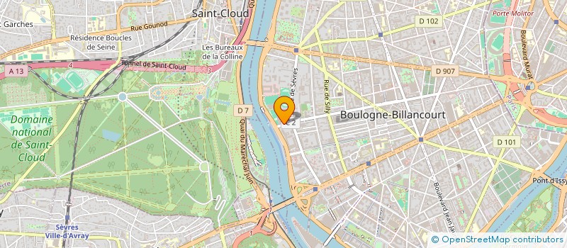 localisation de l'entreprise ECOLE ARTS CIRQUE SPECTACLE à BOULOGNE-BILLANCOURT