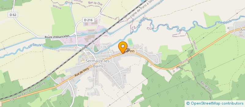 localisation de l'entreprise ECOLE ARTS MARTIAUX VIETNAMIENS VITRY LE FRANCOIS  VITRY-LE-FRANCOIS