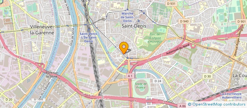 localisation de l'entreprise ECOLE AUVRAY-NAUROY à SAINT-DENIS