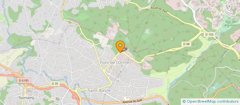 localisation de l'entreprise ECOLE AZUR à MOUGINS