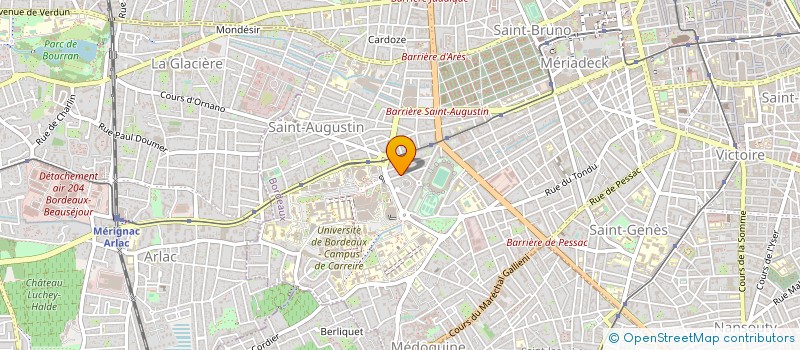 localisation de l'entreprise ECOLE BILINGUE BORDEAUX à BORDEAUX