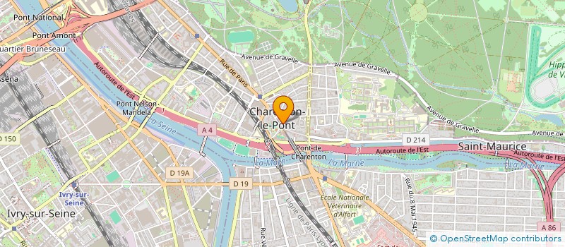 localisation de l'entreprise ECOLE BRILLARD  CHARENTON-LE-PONT