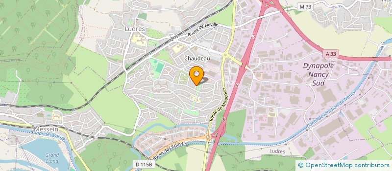 localisation de l'entreprise ECOLE CANINE DE LUDRES  LUDRES