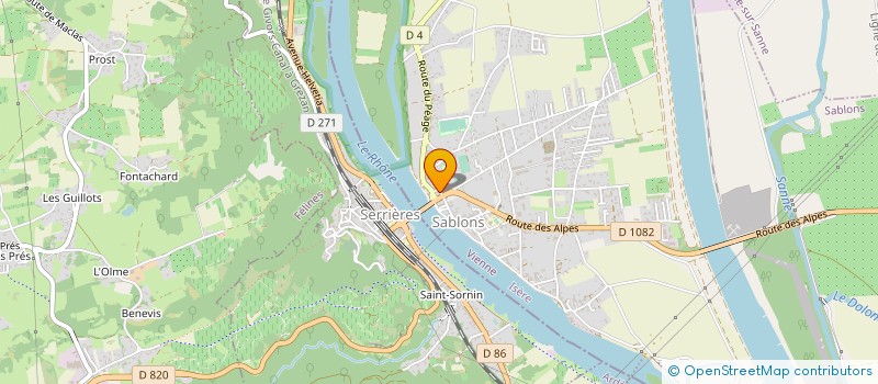 localisation de l'entreprise ECOLE CANTONALE DE MUSIQUE à SABLONS