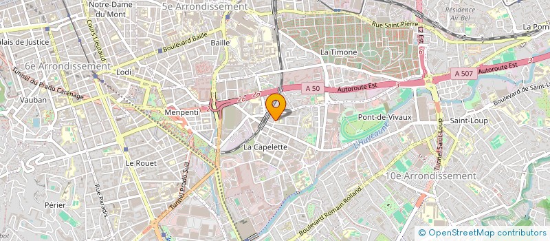 localisation de l'entreprise ECOLE CAPELETTE LAUGIER à MARSEILLE