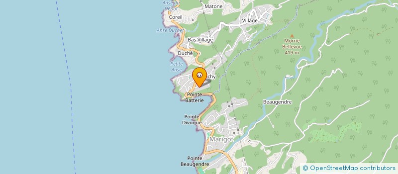 localisation de l'entreprise ECOLE CARIBEENNE DE SCAPHANDRIERS - BOUILLANTE à BOUILLANTE