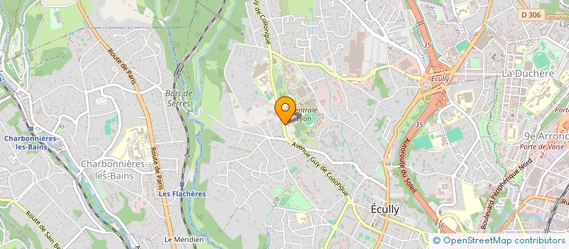 localisation de l'entreprise ECOLE CENTRALE DE LYON MODEL UNITED NATIONS  ECULLY