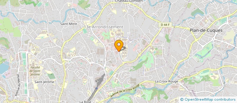 localisation de l'entreprise ECOLE CENTRALE DE MARSEILLE à MARSEILLE