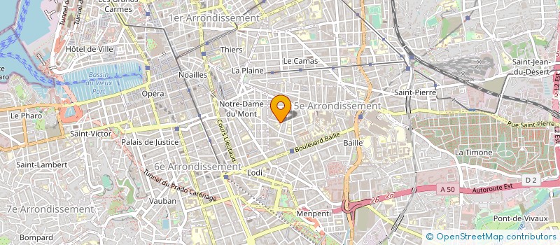 localisation de l'entreprise ECOLE CHEVREUL CHAMPAVIER à MARSEILLE