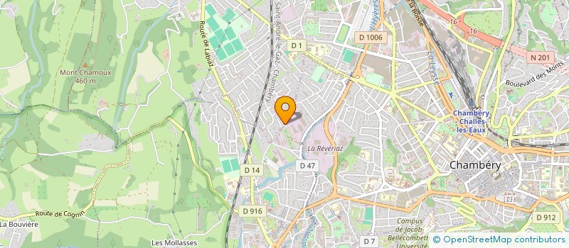 localisation de l'entreprise ECOLE CLUB BLACK CAT  COGNIN