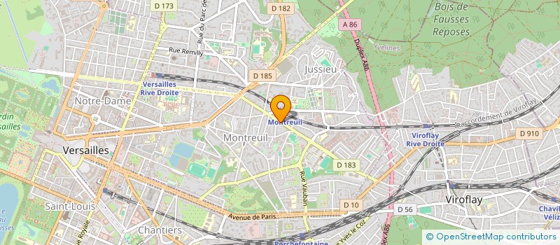 localisation de l'entreprise ECOLE COMMUNAUTAIRE à VERSAILLES