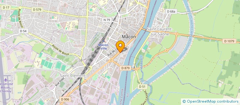 localisation de l'entreprise ECOLE CONDUITE NAVIGATION DEGUISNE à MACON