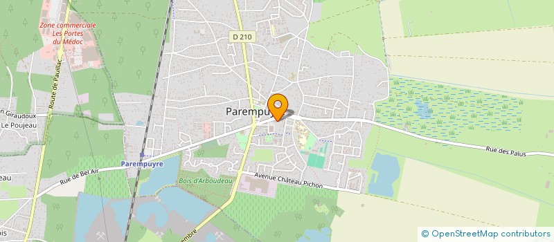 localisation de l'entreprise ECOLE CONDUITE ROUTIERE à PAREMPUYRE