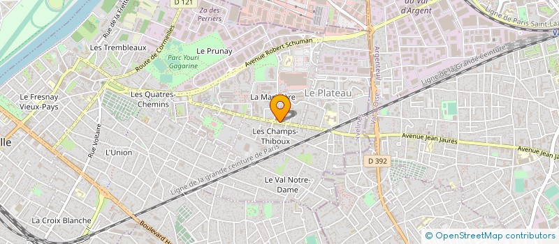 localisation de l'entreprise ECOLE CONDUITE ST NICOLAS SARTROUVILLE  SARTROUVILLE