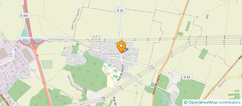 localisation de l'entreprise ECOLE CONSTANT DUPORT  VOISENON