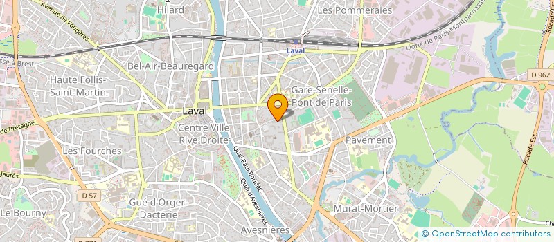 localisation de l'entreprise ECOLE D ACCORDEON DE MAYENNE à LAVAL