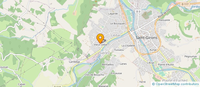localisation de l'entreprise ECOLE D'AIKIDO 09 à MOULIS