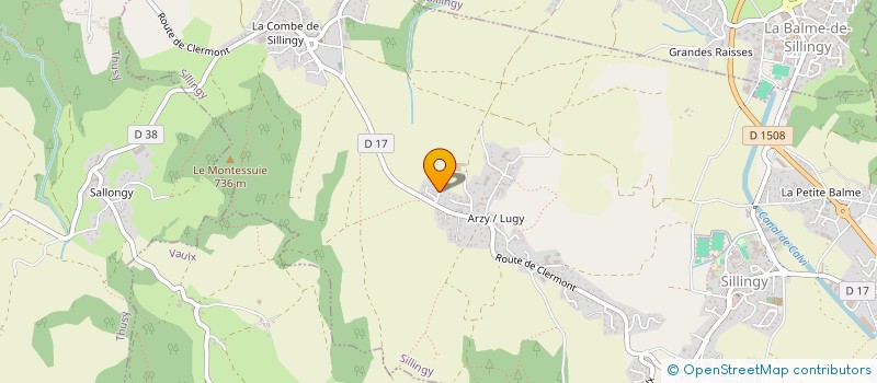 localisation de l'entreprise ECOLE D'AIKIDO AGATSUDOKAN  SILLINGY