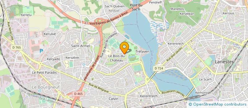 localisation de l'entreprise ECOLE D'ART AFRICAIN BINDZI MIMBOLO  LORIENT