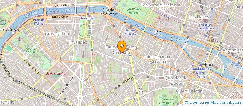 localisation de l'entreprise ECOLE D'ART DRAMATIQUE SAINTE CLOTHILDE  PARIS