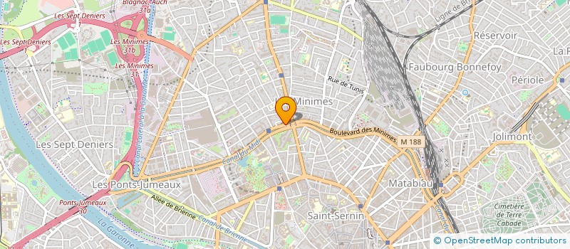 localisation de l'entreprise ECOLE D'ARTS MARTIAUX à TOULOUSE