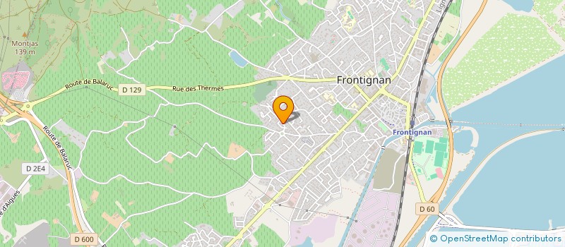 localisation de l'entreprise ECOLE D ARTS MARTIAUX QWAN KI DO FRONTIGNAN à FRONTIGNAN