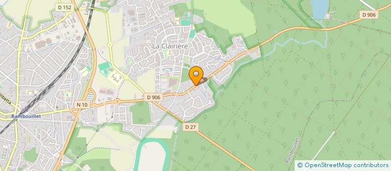 localisation de l'entreprise ECOLE D'ARTS PLASTIQUES  RAMBOUILLET