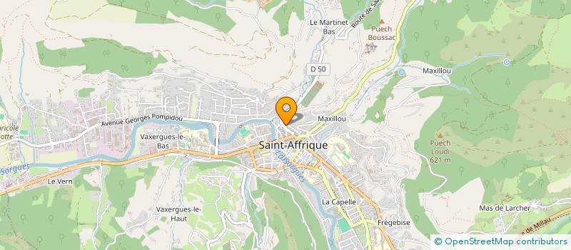 localisation de l'entreprise ECOLE D ECHECS DE ST AFFRIQUE  ST-AFFRIQUE