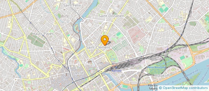 localisation de l'entreprise ECOLE D'EMDR, DE PSYCHOTERAPIE HUMANISTE, EUROPEENNE à NANTES