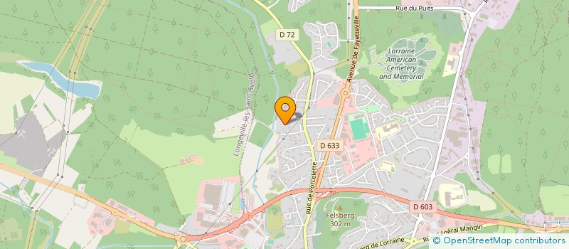 localisation de l'entreprise ECOLE D'EQUITATION SAINT AVOLD  SAINT-AVOLD