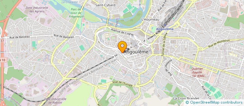 localisation de l'entreprise ECOLE D ESTHETIQUE COSMETIQUE à ANGOULEME
