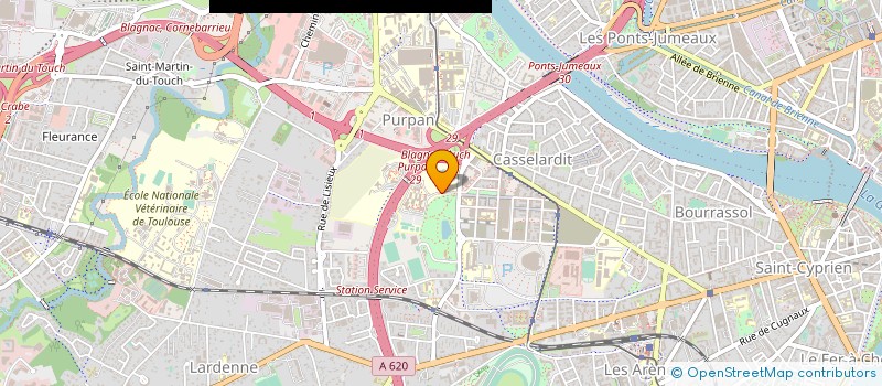 localisation de l'entreprise ECOLE D INGENIEURS DE PURPAN à TOULOUSE