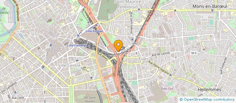 localisation de l'entreprise ECOLE D'OPTIQUE 3.0 à LILLE