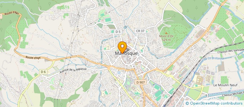localisation de l'entreprise ECOLE D'ORGUE ELECTRONIQUE DE MANOSQUE à MANOSQUE