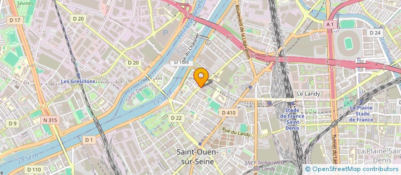 localisation de l'entreprise ECOLE DANHIER DE KINESITHERAPIE à SAINT-OUEN-SUR-SEINE
