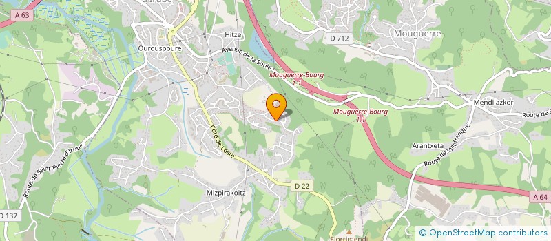 localisation de l'entreprise ECOLE DAO, ECOLE DE FENG SHUI TRADITIONNEL  SAINT-PIERRE-D'IRUBE