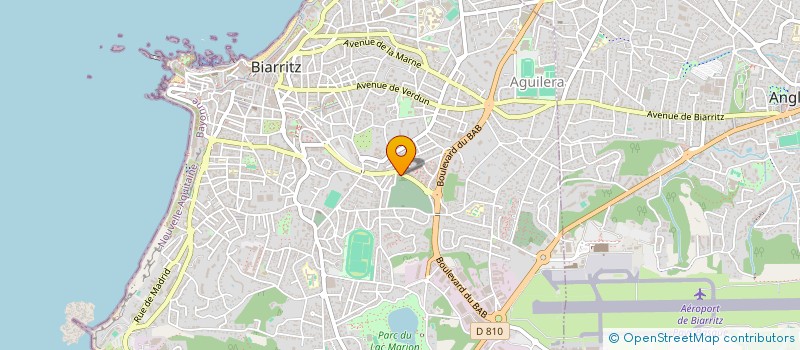 localisation de l'entreprise ECOLE DE BALLET STUDIOS DE BIARRITZ à BIARRITZ