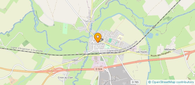 localisation de l'entreprise ECOLE DE BOWLING D'ARGENTAN à ECOUCHE-LES-VALLEES