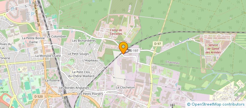 localisation de l'entreprise ECOLE DE BOWLING DE SARAN à SARAN