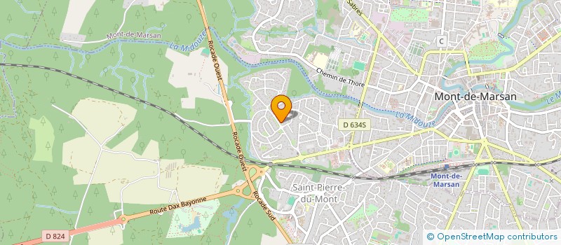 localisation de l'entreprise ECOLE DE BOXE EDUCATIVE NALVAD-SYSTEME ( E.B.E.N.S) SAINT PIERRE DU MONT  SAINT-PIERRE-DU-MONT