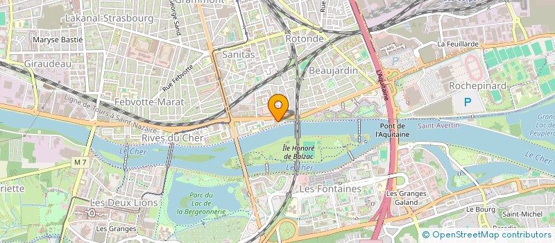 localisation de l'entreprise ECOLE DE BRIDGE DE TOURS à TOURS