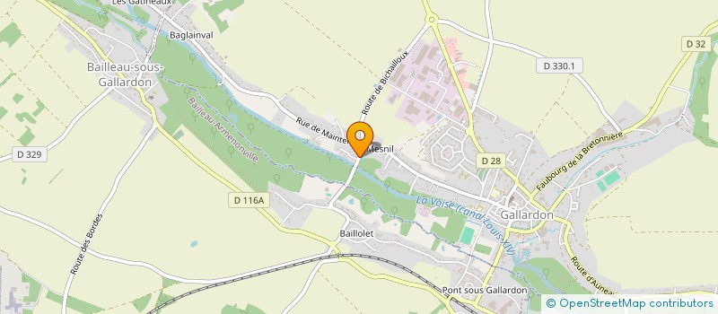 localisation de l'entreprise ECOLE DE CIRQUE FREDY MICHELETTY à BAILLEAU-ARMENONVILLE