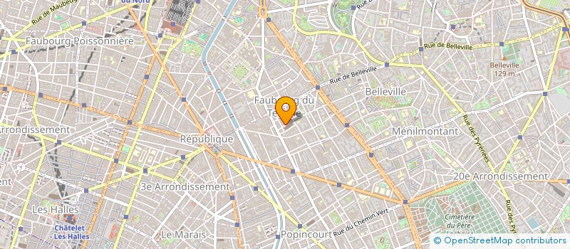 localisation de l'entreprise ECOLE DE COIFFURE DE PARIS à PARIS