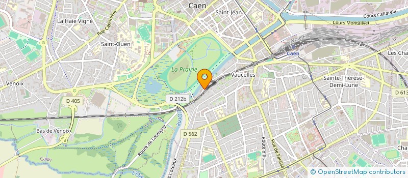 localisation de l'entreprise ECOLE DE COIFFURE EUROPEENNE à CAEN
