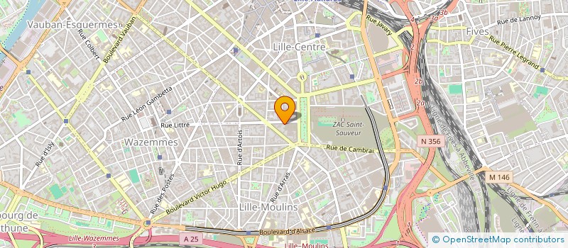 localisation de l'entreprise ECOLE DE CONDUITE à LILLE