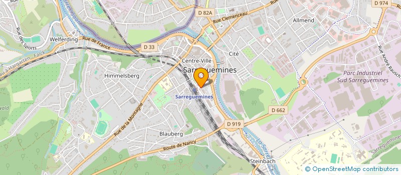 localisation de l'entreprise ECOLE DE CONDUITE AUTOMOBILE NEU à SARREGUEMINES