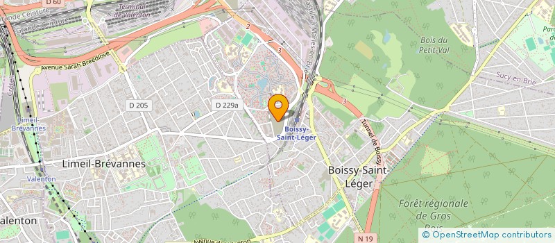 localisation de l'entreprise ECOLE DE CONDUITE BOISSY 2 à BOISSY-SAINT-LEGER